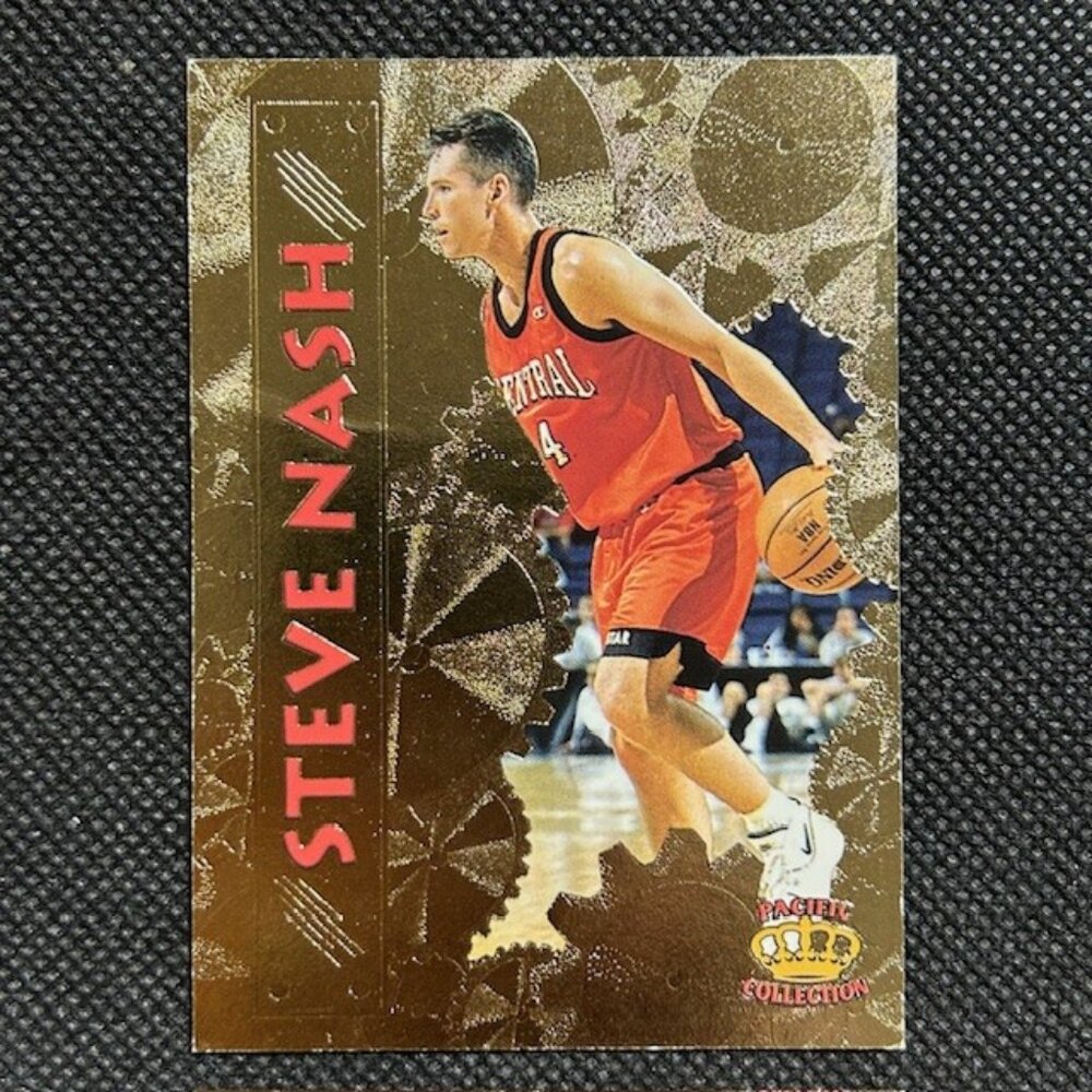 STEVE NASH 1996-97 PACIFIC COLLECTION RC ROOKIE GOLD CARD #PP-35